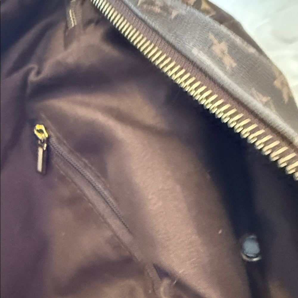 Elegant Brown Patterned Backpack - image 3